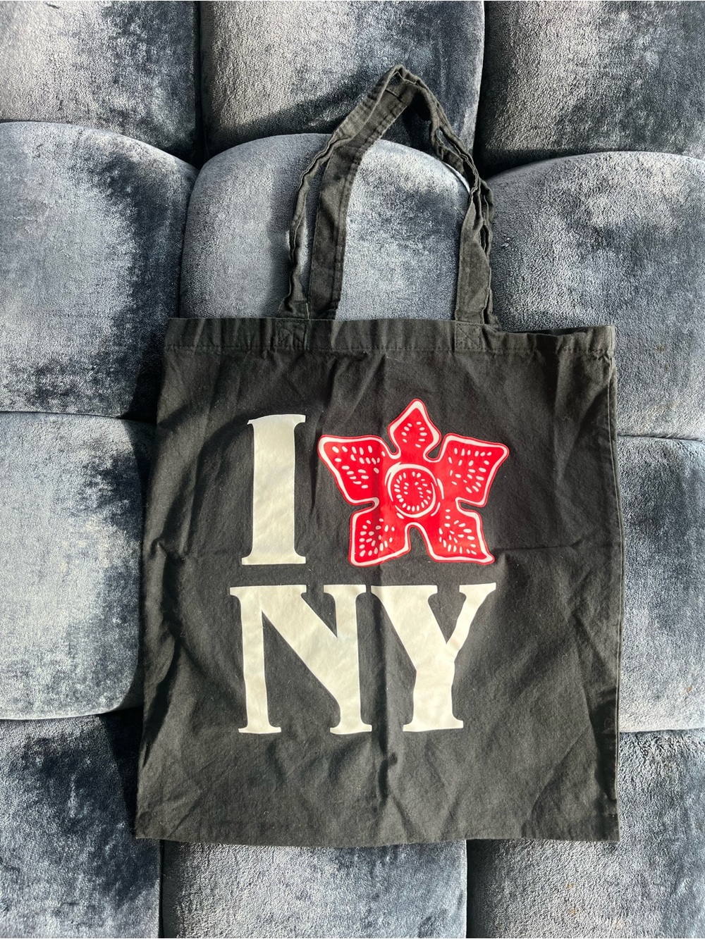 Stranger things tote from the stranger things VIP NY experience
